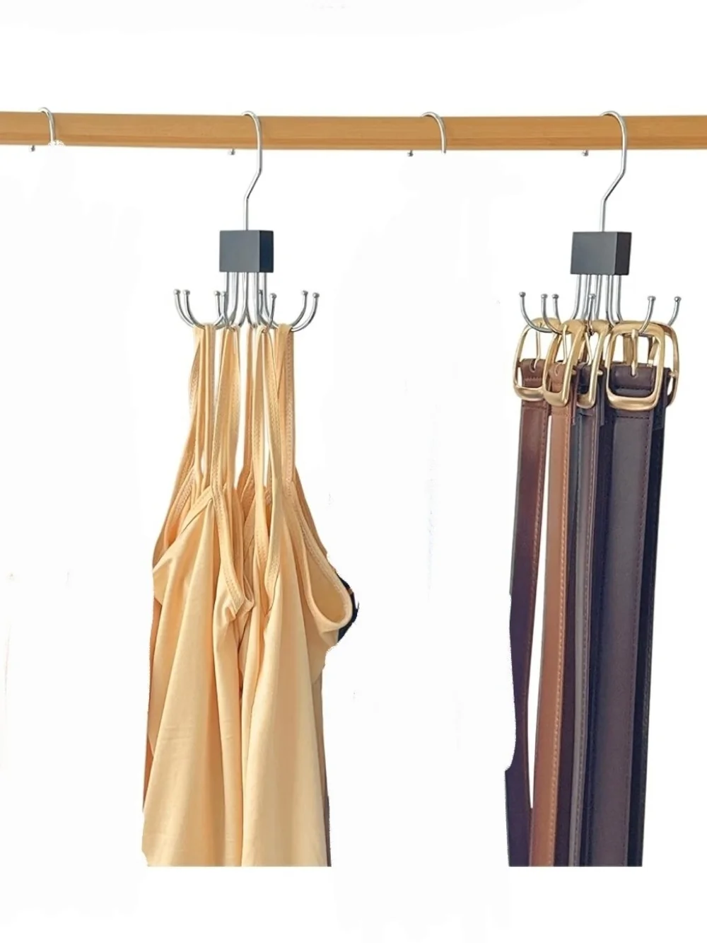 Multi-Hook Rotating Closet Hanger - Black (Home Storage & Organization) BNIB